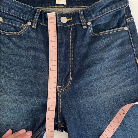 * Ruffle Raw Hem 5 Pocket Jeans "La Vie Rebecca Taylor" NWOT Size: 26 - Picture 12 of 12